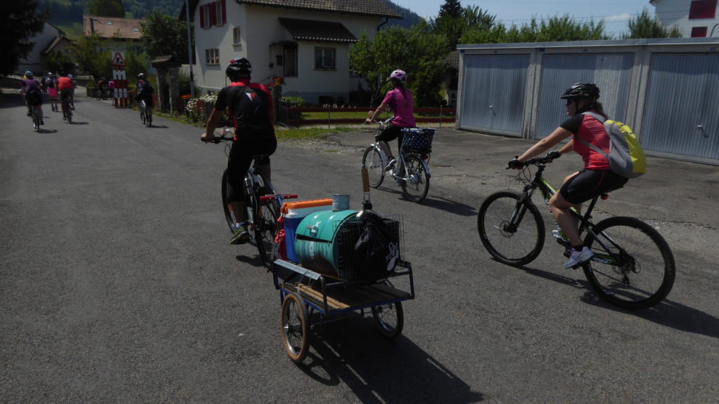 BYOB, not bring your own bike or beer. Bring your own barbecue