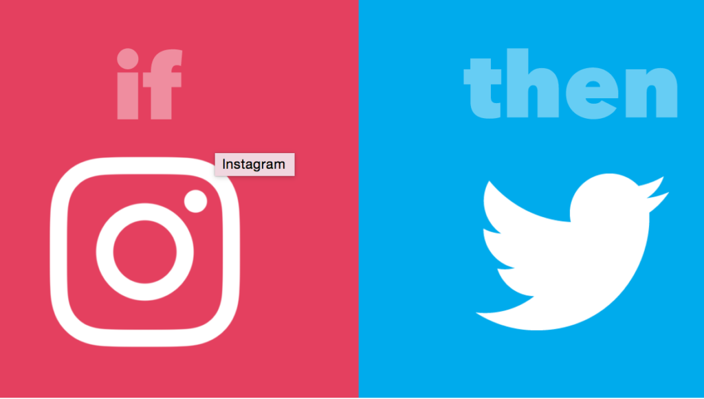 IFTTT Instagram twitter