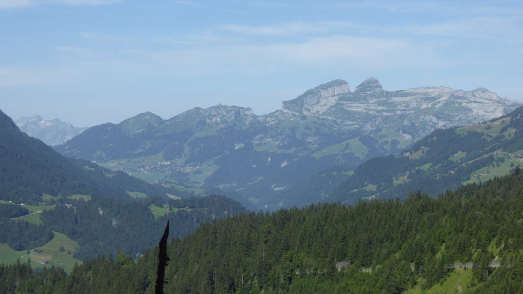 The Tour D’aÃ¯ seen from Les Diablerets