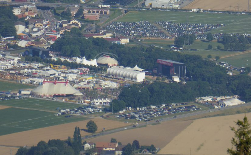 The PalÃ©o festival grounds