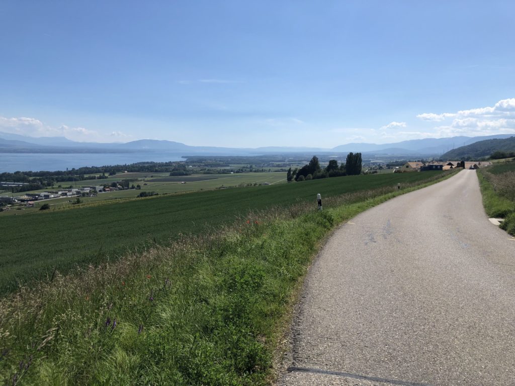 Looking towards Rolle and Geneva.