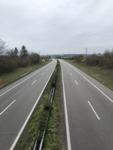 The A1 Motorway near Nyon, Switzerland