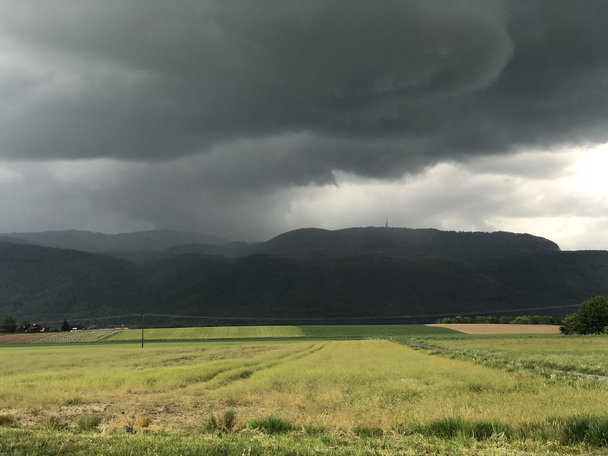 The Jura on a Stormy Day