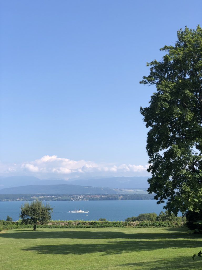 A boat from La Belle époque on the Lac Léman