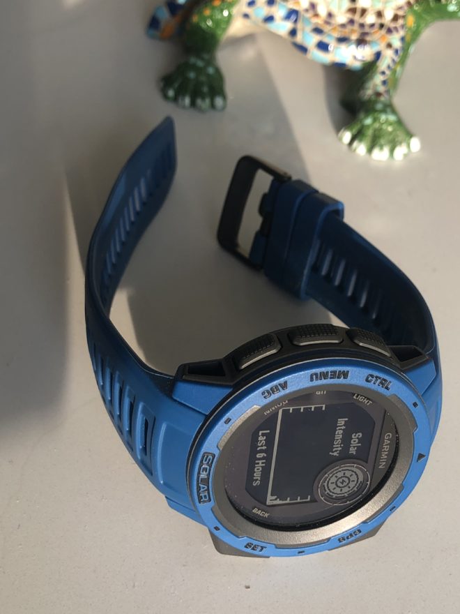 Garmin Instinct Solar Run, With A Mask, And A Walk.
