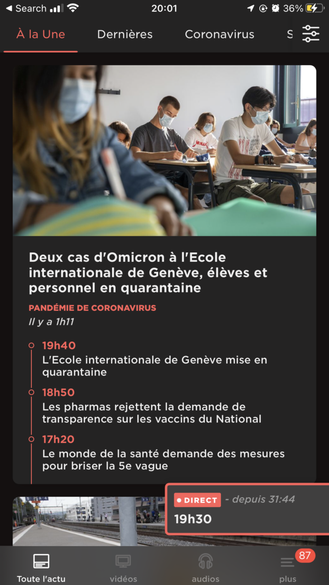 Omicron – Ecolint Quarantined