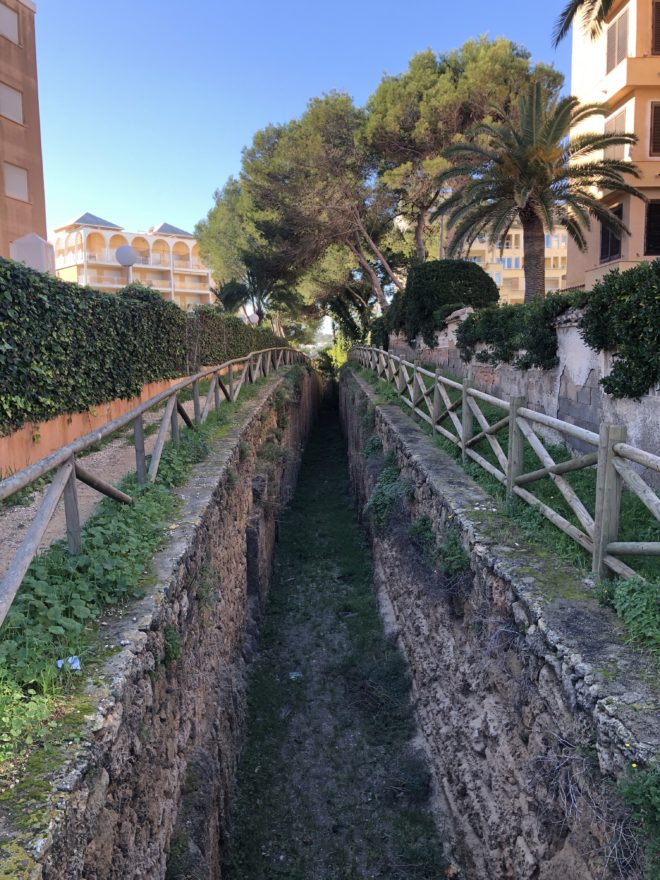 Channel from the pond to the sea