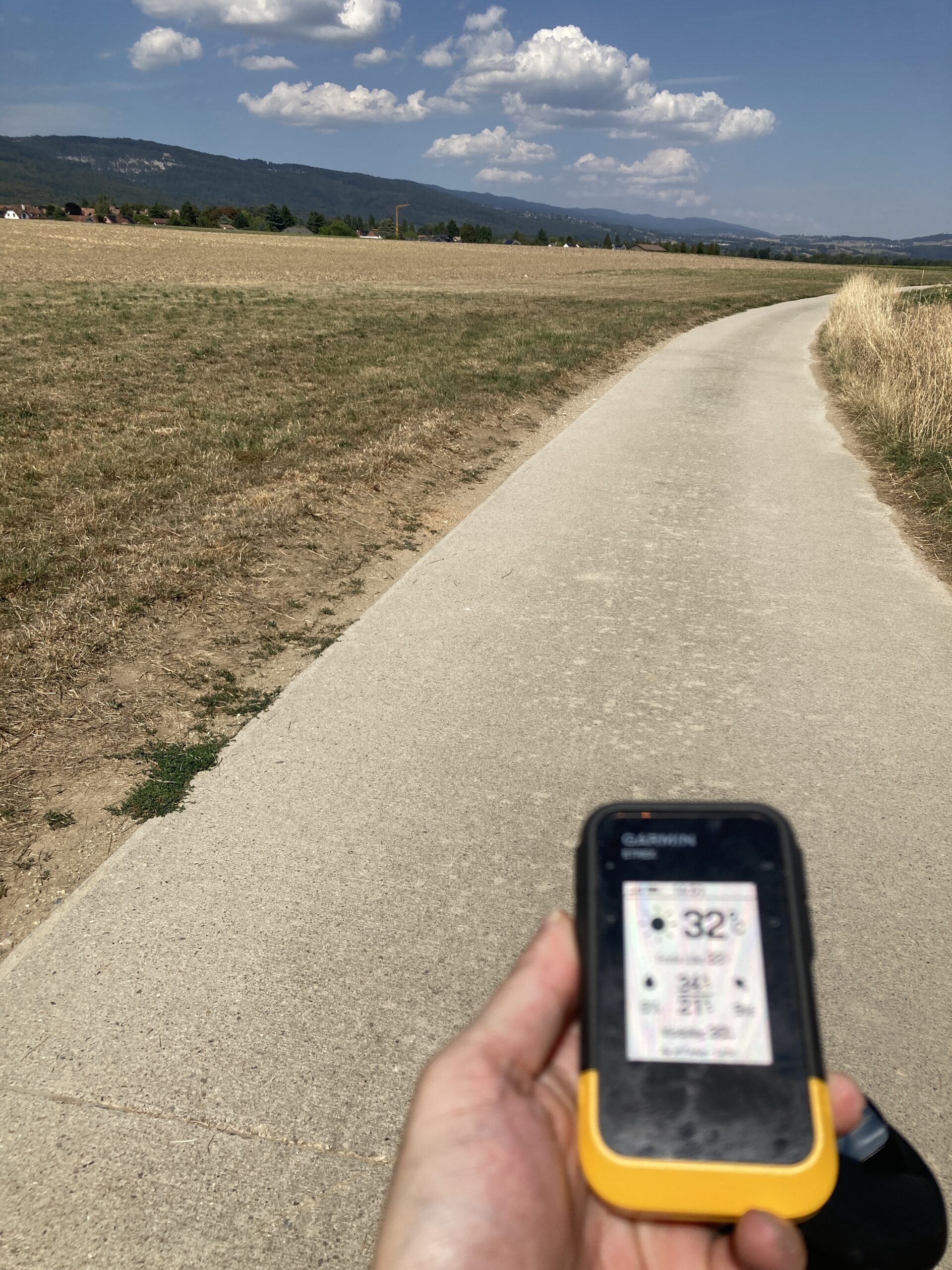 Riding a Foot Scooter Along My Ordinary Walk