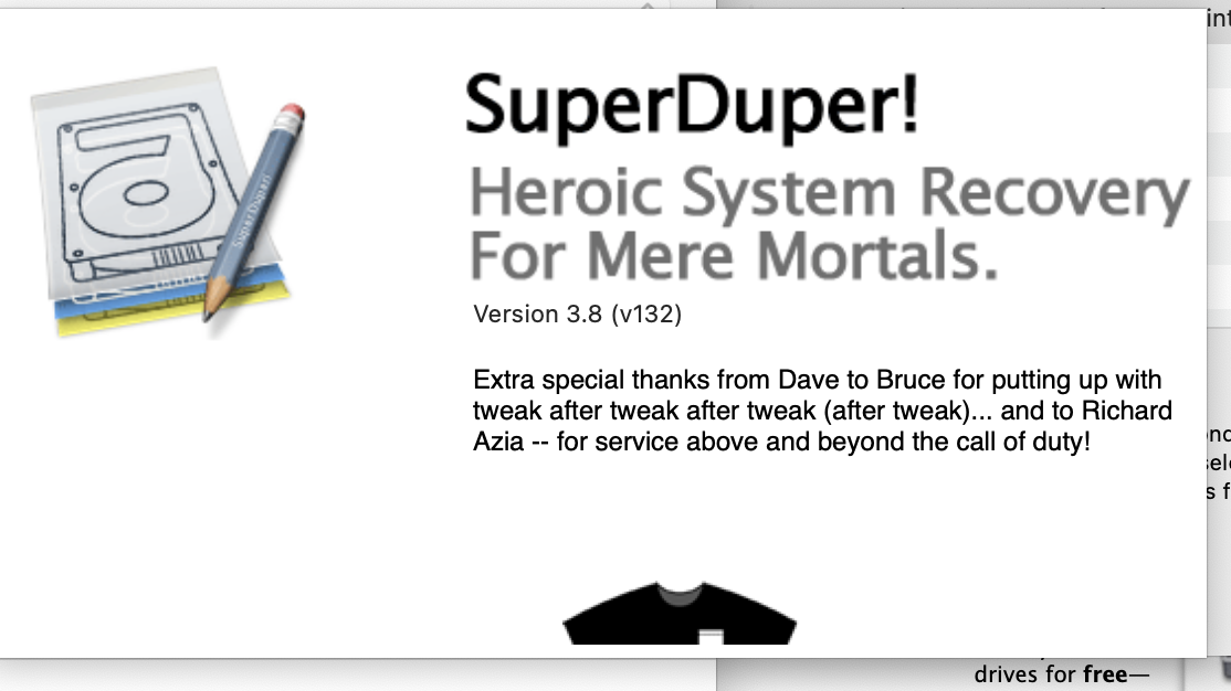 SuperDuper, Carbon Copy Cloner and Others