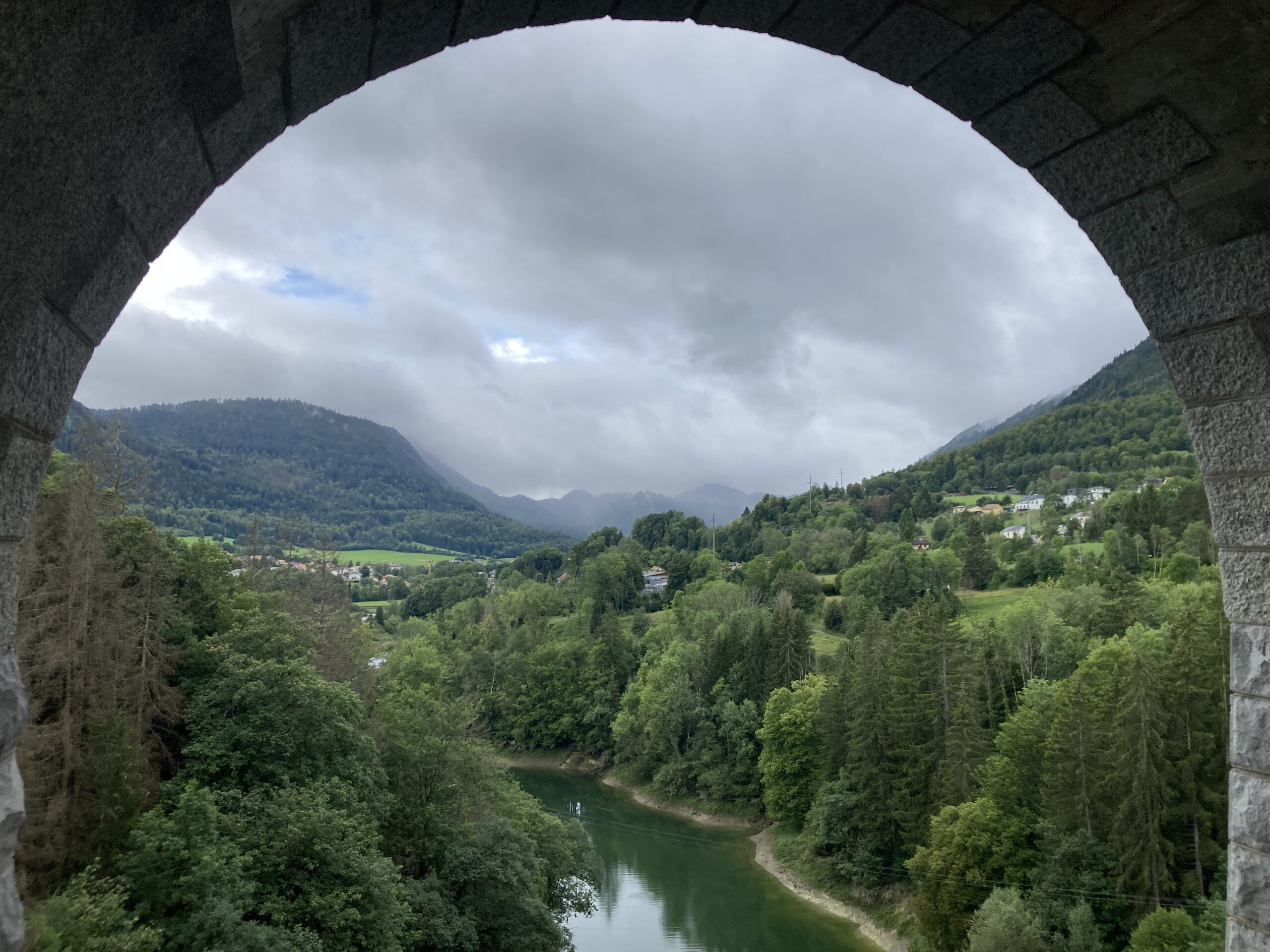 View from the Viaduc looking towards Vallorbe