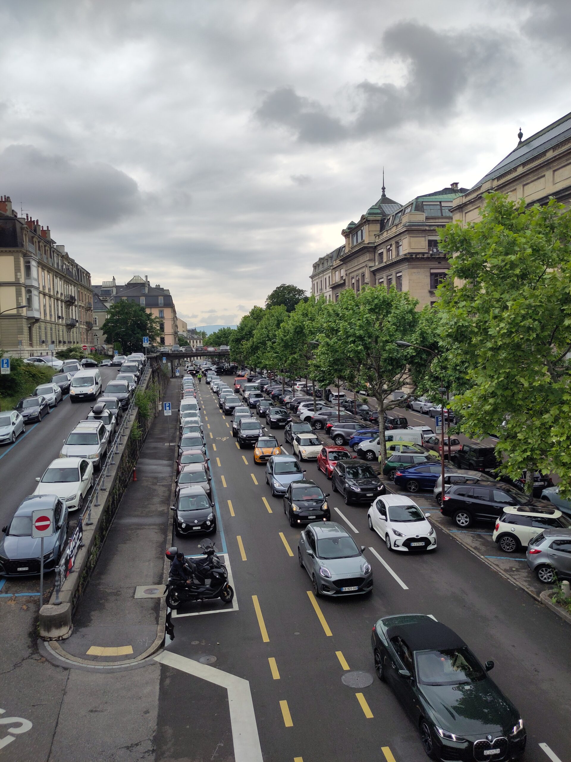 The Train from Eaux-Vives to Nyon
