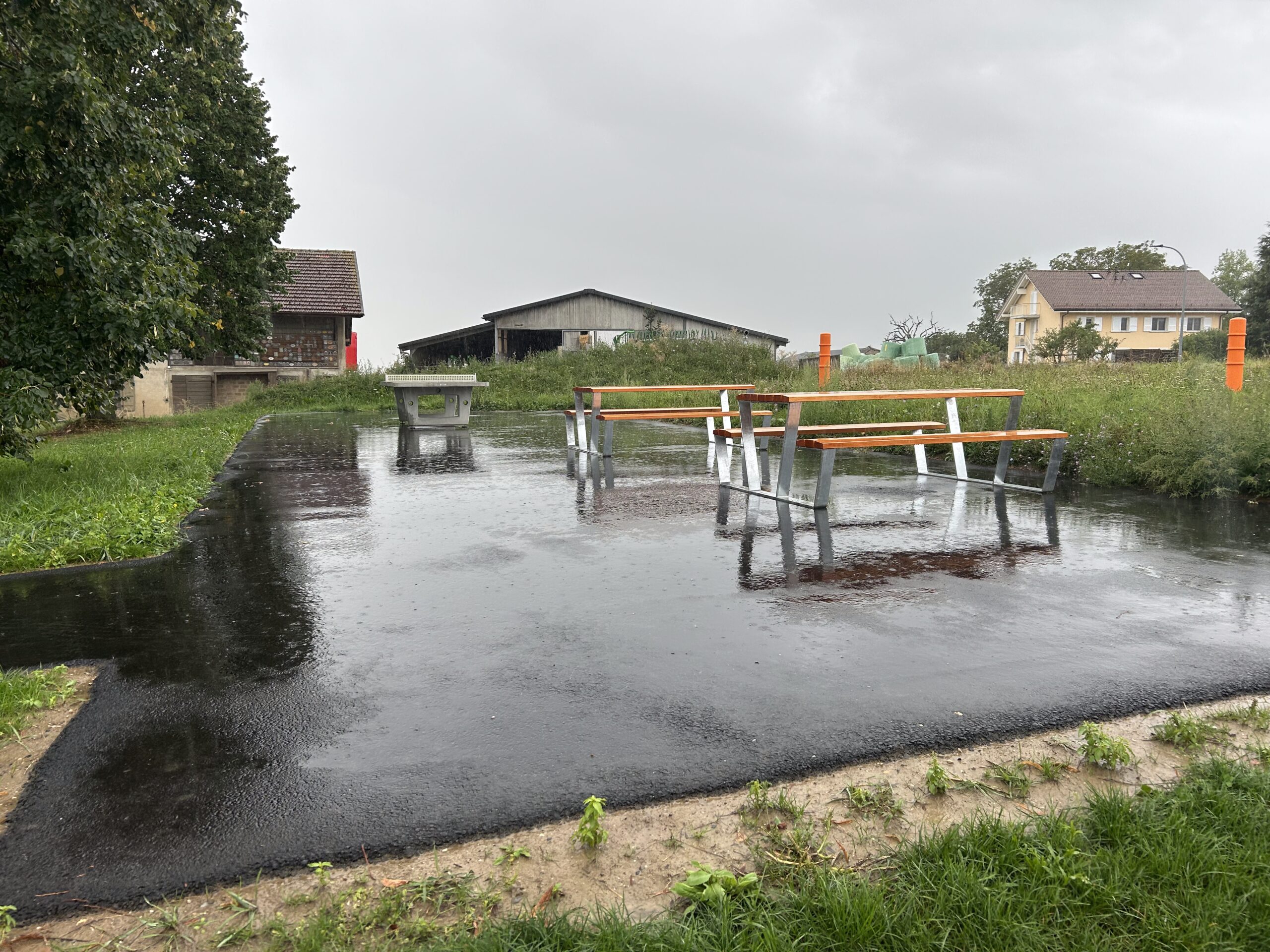 A Rain Soaked Walk in the Swiss countryside