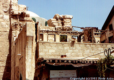 An image of some ruins in Damascus
